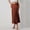 K-Brown, variant on Women's Satin Midi Skirts Leather Mini Skirt Summer High Waisted Skirt with Pockets A Line Elegant Cocktail Long Denim Skirts for Women Party Long Silk Skirt