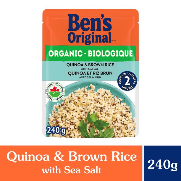 BEN'S ORIGINAL Organic Quinoa & Brown Rice With Sea Salt, Organic Food
