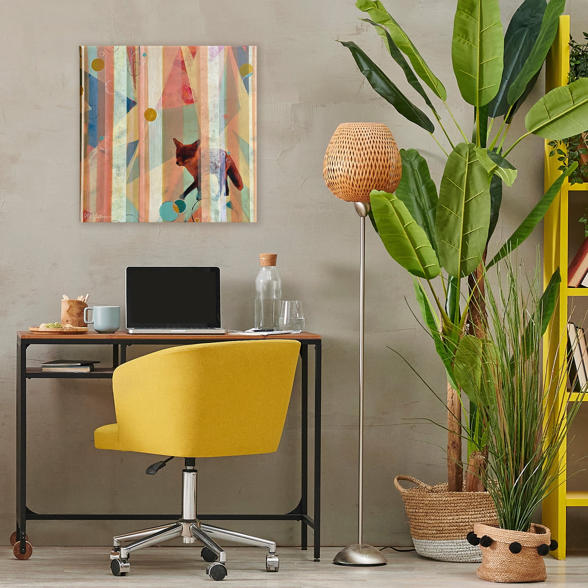 Stupell Industries Making My Move Fox Canvas Wall Art, design by Dianna Fritzler