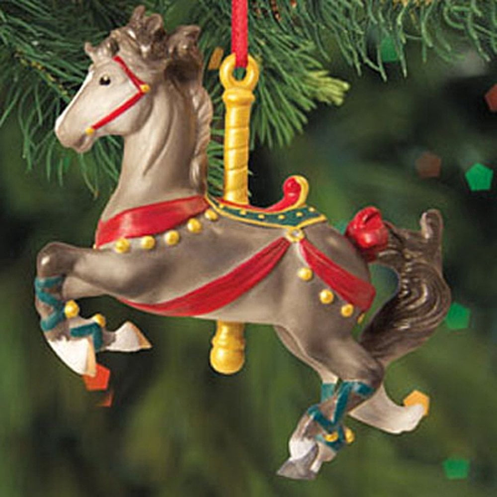 Horses 2012 Holiday Prancer Carousel Horse Ornament Melody, Breyer