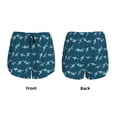 thumbnail image 3 of Balery Cute Shark Pantalones cortos deportivos para mujer con forro y dos bolsillos, elásticos, para entrenamiento, gimnasio, yoga-Large, 3 of 7