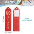 thumbnail image 2 of Uxcell 50Pcs Award Ribbons Prize Medal Ribbon with Event Card and Ropes for Celebrations Red, 2 of 7