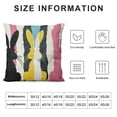 thumbnail image 5 of Nawypu Easter Pillow Covers Pink Yellow Blue Cute Bunny Stripes Spring Themed Print Decorative Throw Pillows Outdoor Easter Decorations Pillow Cases for Couch Sofa Bed Decor Set of, 5 of 5