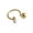 Gold, variant on 925 Sterling Silver Balls Faux Pearl Statement Wrap Open Ring A3417-Platinum-5