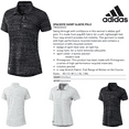 thumbnail image 2 of HF1577 Adidas Golf Ladies Space-Dyed Polo Black/White XL, 2 of 2