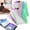 Horizontal 12pcs, variant on 11 Hole Expanding File Pockets, Waterproof PVC File Folders, Transparent Expandable File Folder Organizer with Snap Button & Label, 2/3/4 Ring Document Pouch for School Office (Vertical 6pcs)