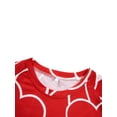 thumbnail image 4 of Aunavey Women's Valentine's Day Sweatshirt Long Sleeve Casual Blouse Graphic Tops Shirts Jumpers Top, 4 of 7