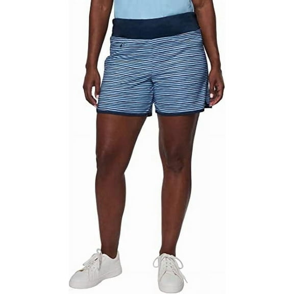 Hang Ten Women's Lined Hybrid Shorts UPF 50 Size: L, Color: Navy