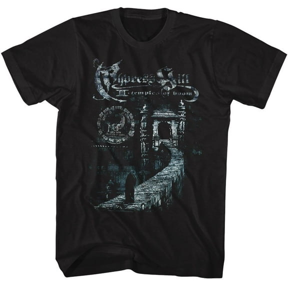 Cypress Hill Temples Of Boom Black Adult T-Shirt