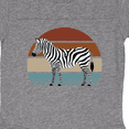 thumbnail image 3 of Inktastic Zebra Safari Animal Sunset Boys or Girls Baby Bodysuit, 3 of 4