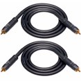 thumbnail image 4 of CESS-111-3f Puentes de preamplificador RCA Cable de conexión macho a macho Paquete de 2 (3 pies), 4 of 5