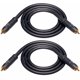thumbnail image 4 of CESS-111-3f Puentes de preamplificador RCA Cable de conexión macho a macho Paquete de 2 (3 pies), 4 of 5