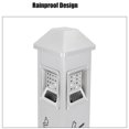 thumbnail image 6 of Stainless Steel Trash Can, Indoor/Outdoor Garbage Can Waste Bin, Metal Trash Receptacle Waste Container | Removable Inner Barrel | Mesh Extinguishing Panel | Lock&Key | Silver 47.24" Tall, 6 of 8