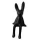 thumbnail image 5 of Figuras de conejo sentado de cerámica, esculturas de animales para estanterías de hoteles y oficinas. negro S, 5 of 9