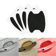 thumbnail image 3 of 4 Pcs/set Car  Door  Handle  Sticker Protective Film Anti-scratch Handle Sticker, 3 of 9
