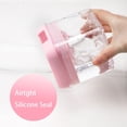 thumbnail image 4 of Juego de recipientes herméticos U-QE para almacenar alimentos, 10 unidades, color rosa, 4 of 9