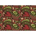 thumbnail image 1 of Ahgly Company Indoor Rectangle Patterned Dark Golden Rod Brown Area Rugs, 4' x 6', 1 of 6