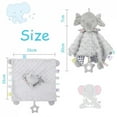 thumbnail image 6 of Baby Toys Cute Elephant Plush Teether Rattle Toys Soft Blanket Toys Stuffed Animals Towel Doll Games Newborn Babies 0 12 Months, 6 of 10