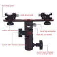thumbnail image 2 of Soporte Flash Bracket EXMAX E2 para flash Speed Shoe, 2 of 9