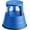 Blue, variant on Upgraded Rolling Step Stool with Wheels,550LBS Capacity,Non-Slip Platform&Retractable Casters,Heavy-Duty Round Kick Stool for Library,Kitchen, Office, Garage,Portable for Adults/Seniors/ (Black)