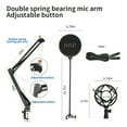 thumbnail image 6 of Condenser Microphone Set, Professional Studio Cardioid Microphone Kit with Boom Arm, Shock Mount for Streaming, Recording, Podcasts, YouTube - XM900, 6 of 7
