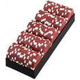 thumbnail image 2 of Kovot 300 Red Casino Style Striped Dice Poker Chips | 11.5 Gram Poker Chips Set, 2 of 3