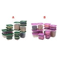 thumbnail image 4 of pitrice 17pcs/set Refrigerator Food Container Plastic Microwave Food Storage Box Kitchen Lunch Organizer, Red, 4 of 7