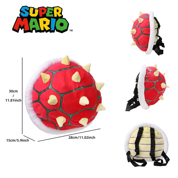 16 estilos Mario Bros Bowser Koopa Paratroopa Troopa mochilas de Peluche juguetes lindo Anime Lemmy dibujos animados Peluches Peluche muñecas regalos