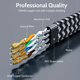 thumbnail image 4 of Cable Ethernet Cat 7 De 25 Pies Morelecs Cable De Internet Cat 7 Trenzado De Nailon Cable Ethernet Cable De Red Rj45 Cable Lan Cat7 Para Pc Portátil Módem Router Cable Ethernet, 4 of 5