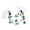 Violet Green, variant on Soccer Theme Cake Topper Dolls Funny Ornament Kids Cupcake Topper Soccer Players Toys for Parties Engagement Birthday Boy Men Violet Green