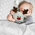 thumbnail image 5 of BJBSJSZ Santa Claus The Red-Nosed Reindeer Musical Stuffed Animal, Baby's First Christmas Plush, Light Up Music Singing Plush Toy, 5 of 9
