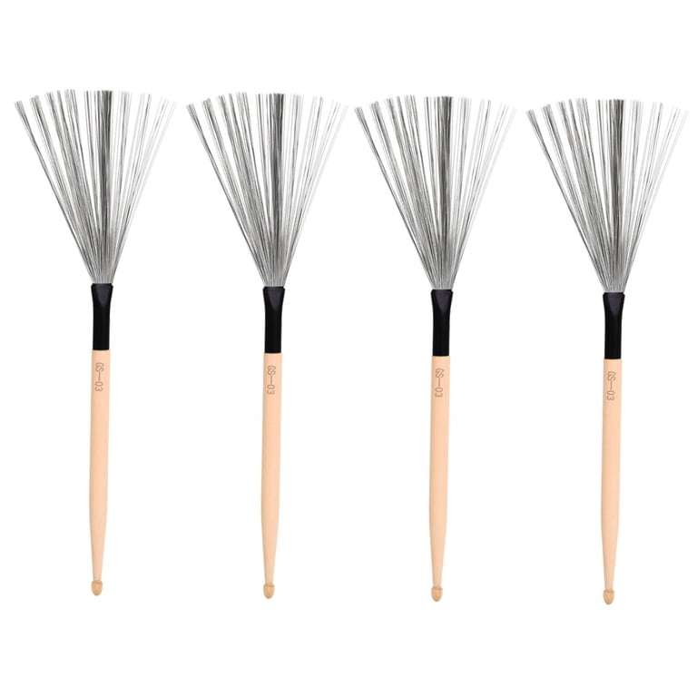2 Pairs Double Head Drum Brush for Drummer Playing Percussion 2 Pairs Double Head Drum Brush for Drummer Playing Percussion