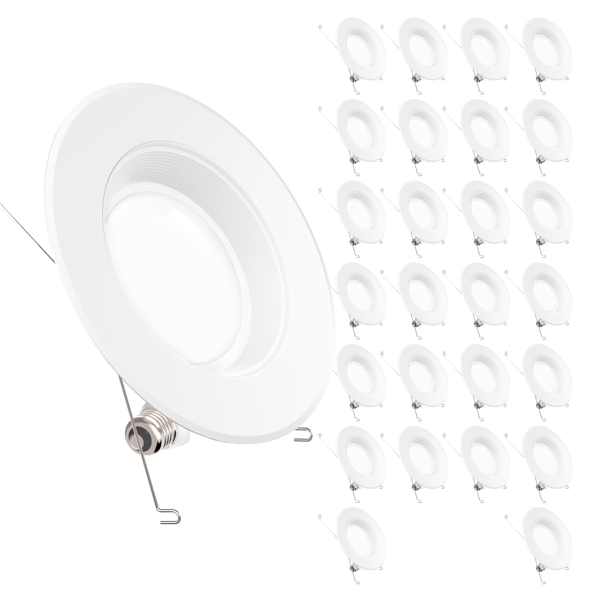 SUNCO 8 PACK 6-INCH RETROFIT RECESSED 13W LUMEN 5000K LIGHT DIMMABLE BF+D 