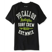 Aeropostale Boys Surf Crew Graphic T-Shirt, Black, 6
