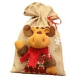 thumbnail image 5 of Christmas Drawstring Gift Bag 3D Xmas Decorations for Christmas Holiday Xmas Elk, 5 of 8