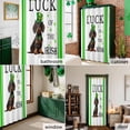 thumbnail image 6 of Shower Curtain, St. Patrick's Day Irish Luck Dog Waterproof Shower Curtain Set with Hooks for Bathroom Showers,Stalls and Bathtubs,48x72In White Back, 6 of 9