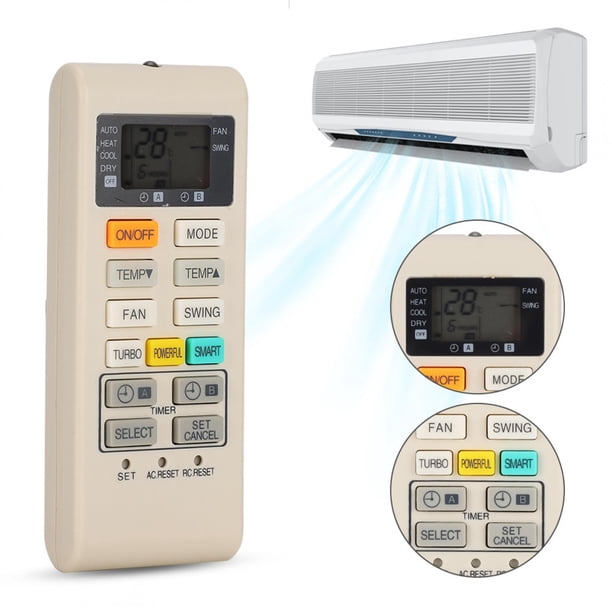 Loewten ABS Durable Milk White Air Conditioner Controller Remote ...