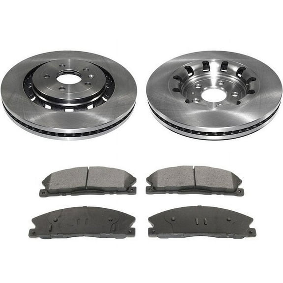 Front Brake Pad and Rotor Kit - Compatible with 2013 - 2019 Ford Explorer 2014 2015 2016 2017 2018