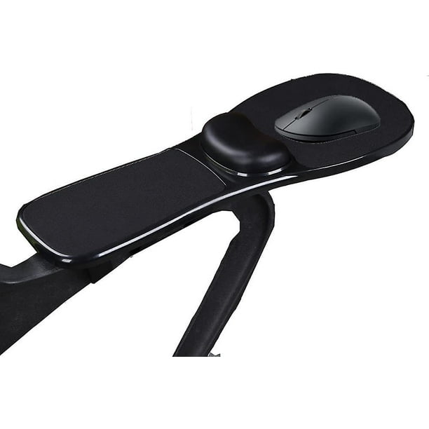 Almohadilla de brazo ergonómica ajustable con soporte de muñeca, apoyabrazos, soporte de muñeca, almohadilla de sujeción para brazo compatible con silla, hogar y oficina Afortunado Sencillez