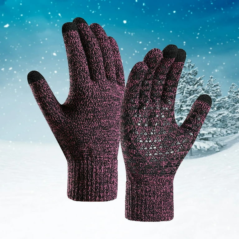 Guanti Invernali Touchscreen Uomo - Termici, Antiscivolo, Con Fodera In Peluche | Per Guidare, Sport E All'aperto - Foto 8