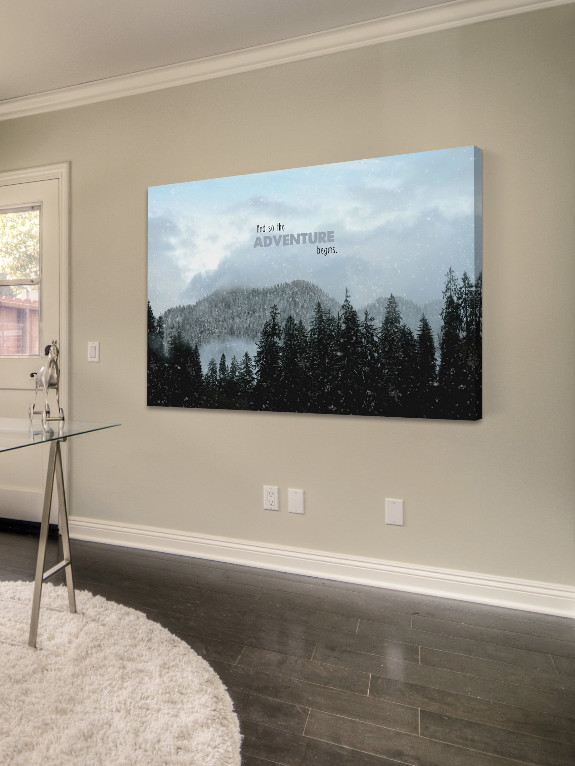 "Adventure Begins" Painting Print on Wrapped Canvas