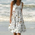 thumbnail image 2 of Giftesty Summer Dresses for Women Summer Casual Loose Sleevless Crew Neck Dress, 2 of 5