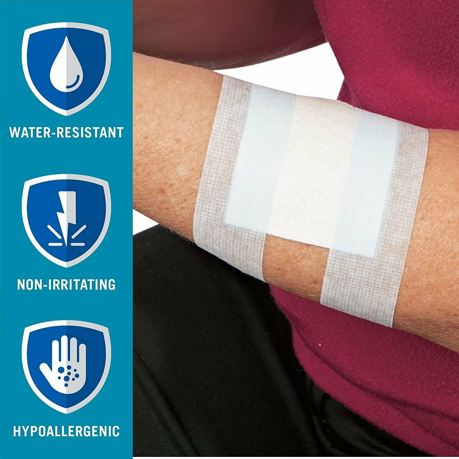 Nexcare Sensitive Skin Tape-Pain Free Removal Hold Securely 1 in, 6-Pack