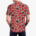 thumbnail image 5 of Rocae Cute Tomato for Men's Short Sleeve Polo Shirt, Quick Drying Performance Moisture Wicking Sports Men's Golf Shirt Medium, 5 of 9