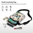 thumbnail image 7 of HELLHERO Butterfly Women Shoulder Bag Unisex Double Layer Messenger Bag, Adjustable Strap Polyester for Outdoor Holiday Travel, 7 of 7