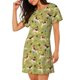 thumbnail image 2 of Easygdp Running Beagle Camisón de manga corta para mujer, informal, estampado, 2 of 6
