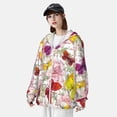 thumbnail image 3 of Balery Butterflies and Vintage Sudadera ligera de manga larga con capucha y protección solar UPF 50+ para hombre y mujer, ideal para pesca y running-3X-Large, 3 of 7