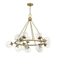 thumbnail image 5 of Orion 15-Light Chandelier in Warm Brass, 5 of 6