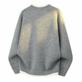 thumbnail image 4 of uikmnh Mens Sweaters Men's Autumn and Winter 2 In 1 Outdoor Casual Style Long Sleeve Knitted Sweater Jacket Fall Sweaters Size:M, 4 of 7