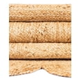 thumbnail image 5 of Sivi 5 x 5 Feet Handmade Scallop Braided Jute Rug - Natural Jute Round Rug, 5 of 11